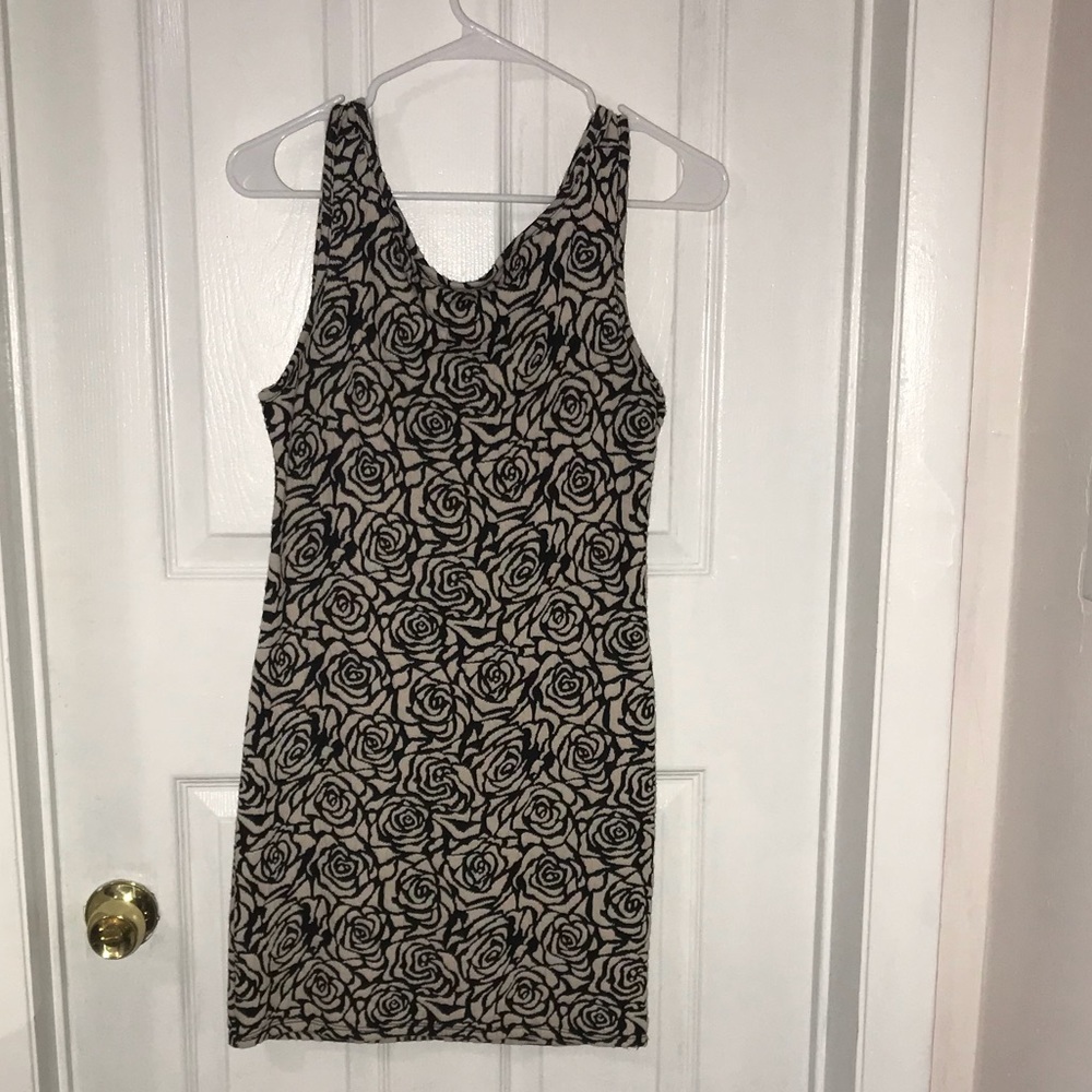Black and Cream Dress
